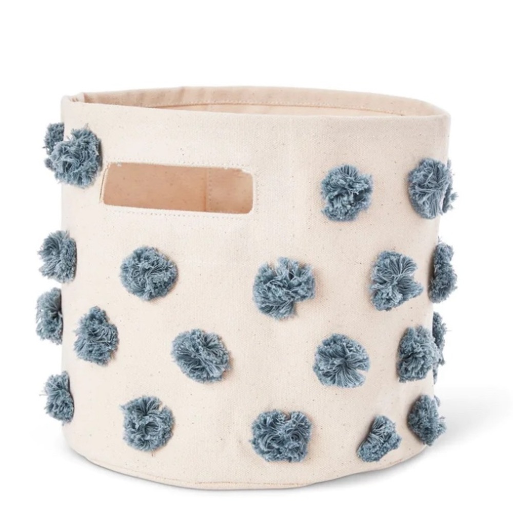 Pom Pom Basket - Hamper Deep Shea